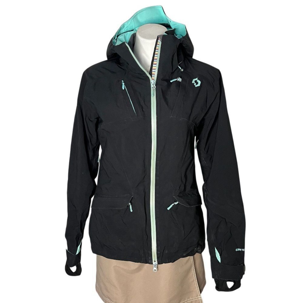 SCOTT SPORTS Black Winter Jacket Hood Gortex Insulated Womens Size 4-6